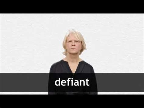 DEFIANT definition in American English .